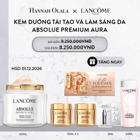  DEAL 13: KEM DƯỠNG TÁI TẠO VÀ LÀM SÁNG DA ABSOLUE PREMIUM AURA ( HSD 15 Tháng) 