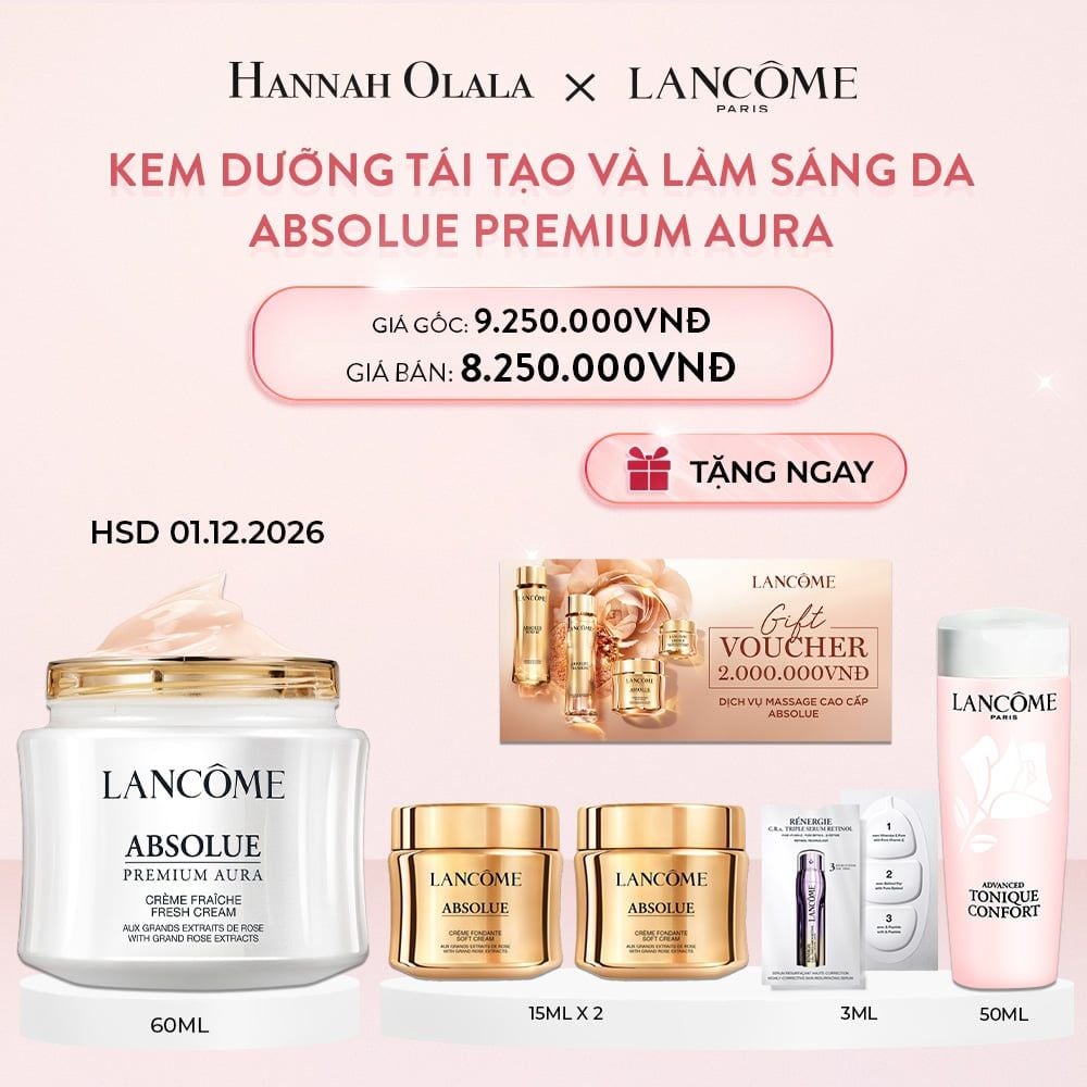  E848_DEAL 13: KEM DƯỠNG TÁI TẠO VÀ LÀM SÁNG DA ABSOLUE PREMIUM AURA ( HSD 15 Tháng) 