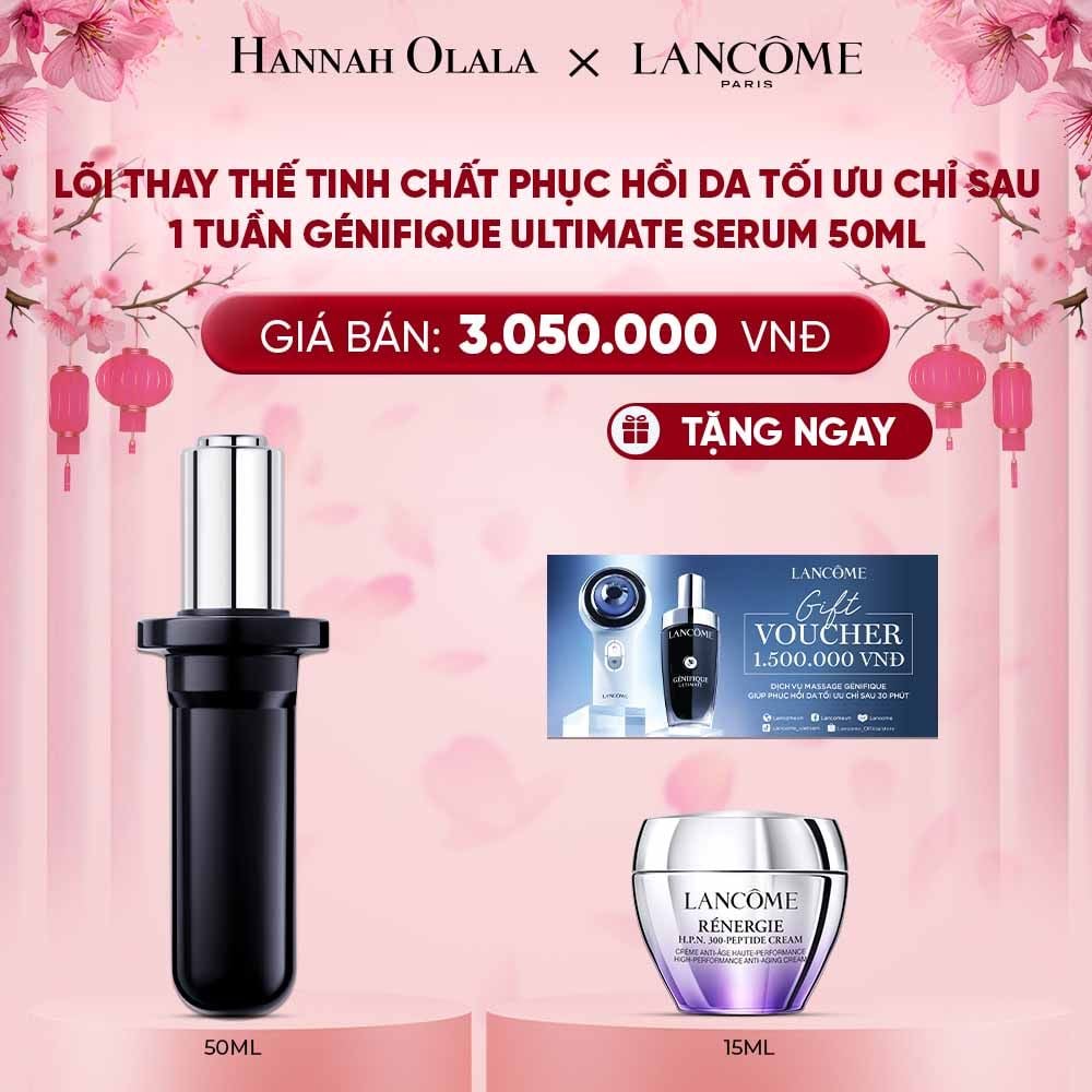  A1678_DEAL 7: LÕI THAY THẾ TINH CHẤT PHỤC HỒI DA TỐI ƯU CHỈ SAU 1 TUẦN GÉNIFIQUE ULTIMATE SERUM 50ML 