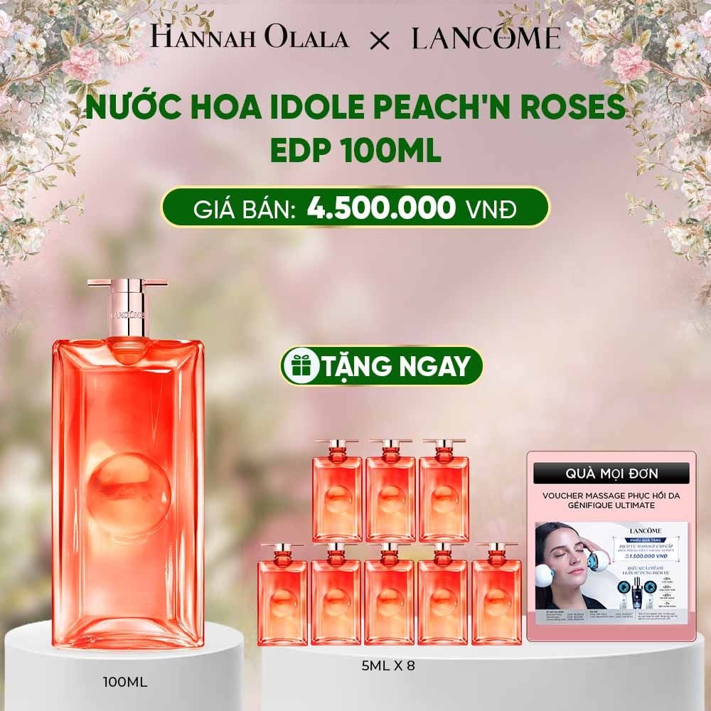  E987_DEAL 8: NƯỚC HOA IDOLE PEACH'N ROSES 100ML ( MỚI ) 