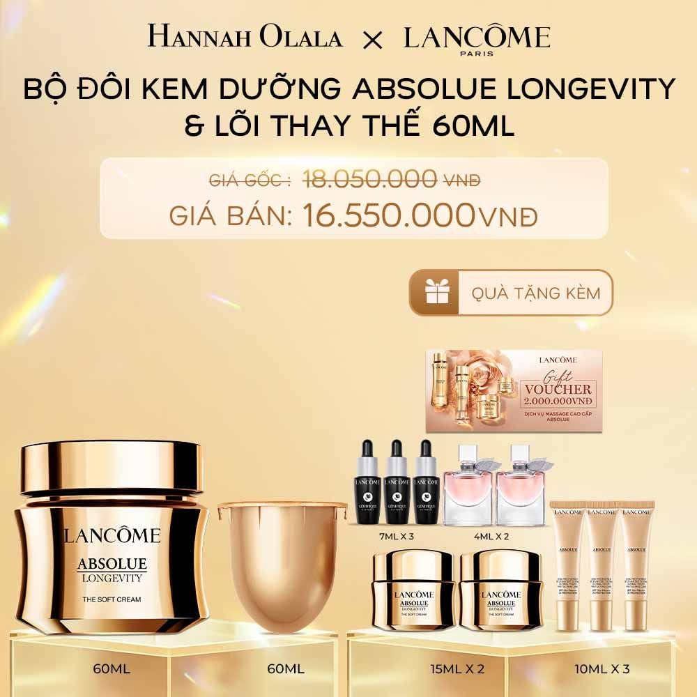  DEAL 11: BỘ ĐÔI KEM DƯỠNG ABSOLUE LONGEVITY 60ML & LÕI THAY THẾ 60ML 