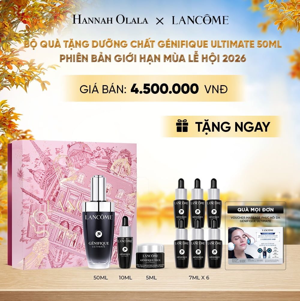  BỘ QUÀ TẶNG DƯỠNG CHẤT GÉNIFIQUE ULTIMATE 50ML PHIÊN BẢN LỄ HỘI 2026 - E345 
