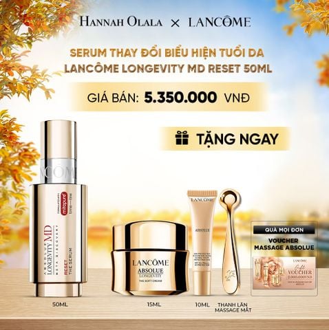  SERUM THAY ĐỔI BIỂU HIỆN TUỔI DA LANCÔME LONGEVITY MD RESET 50ML ( MỚI ) - E341 