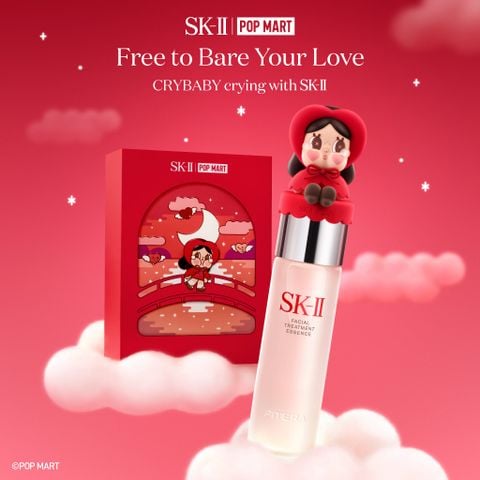  BỘ SẢN PHẨM NƯỚC DƯỠNG ẨM CAO CẤP SK-II X CRYBABY PHIÊN BẢN GIỚI HẠN - A1962 