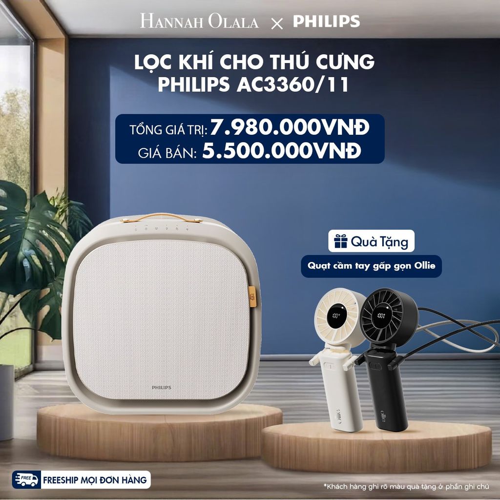  M94_DEAL 5: LỌC KHÍ CHO THÚ CƯNG PHILIPS AC3360/11 