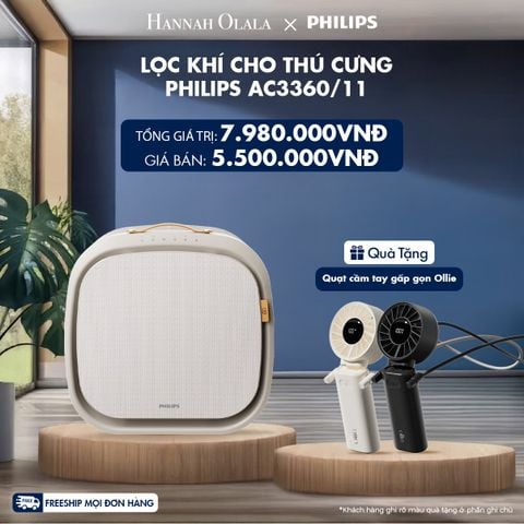 M94_DEAL 5: LỌC KHÍ CHO THÚ CƯNG PHILIPS AC3360/11 