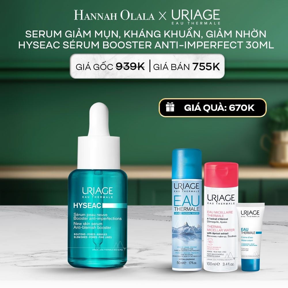  A117_DEAL 4: SERUM GIẢM MỤN, KHÁNG KHUẨN, GIẢM NHỜN HYSEAC SÉRUM BOOSTER ANTI-IMPERFECT 30ML 