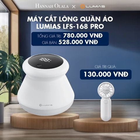  M46_DEAL 13: MÁY CẮT LÔNG QUẦN ÁO CÓ MÀN HÌNH HIỂN THỊ LUMIAS LFS-168 PRO 