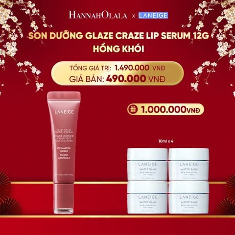  DEAL 11:SON DƯỠNG CÓ MÀU LANEIGE LIP CRAZE SERUM 12G 