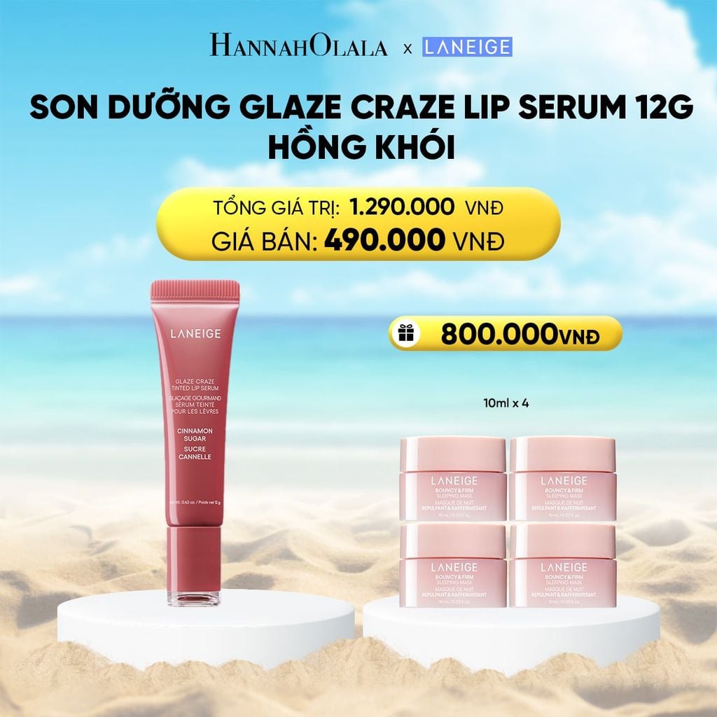  SON DƯỠNG CÓ MÀU LANEIGE LIP CRAZE SERUM 12G 
