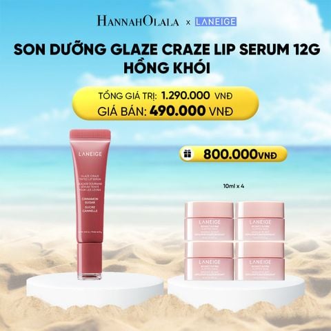  A964_DEAL 11:SON DƯỠNG CÓ MÀU LANEIGE LIP CRAZE SERUM 12G 