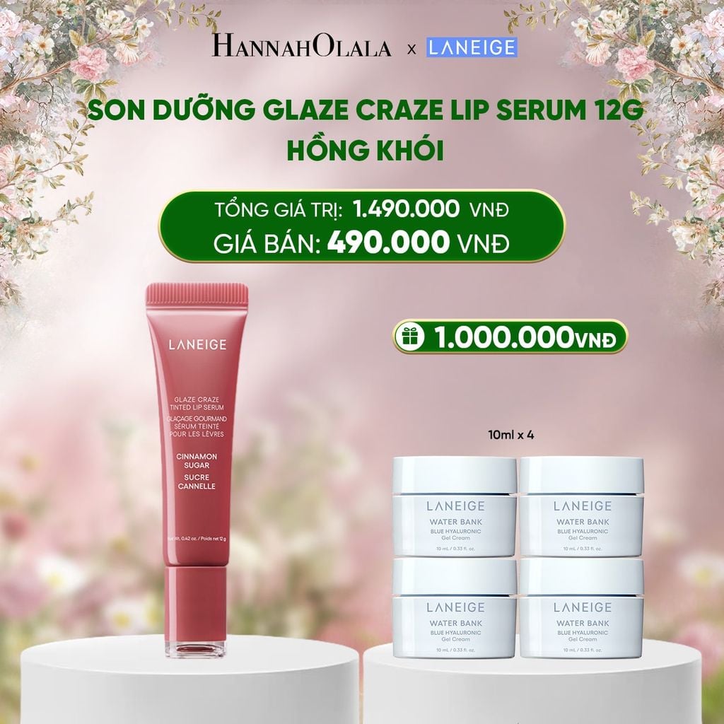  DEAL 11: SON DƯỠNG CÓ MÀU LANEIGE LIP CRAZE SERUM 12G 