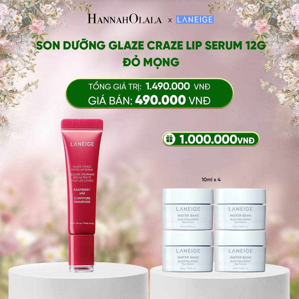  DEAL 11: SON DƯỠNG CÓ MÀU LANEIGE LIP CRAZE SERUM 12G 