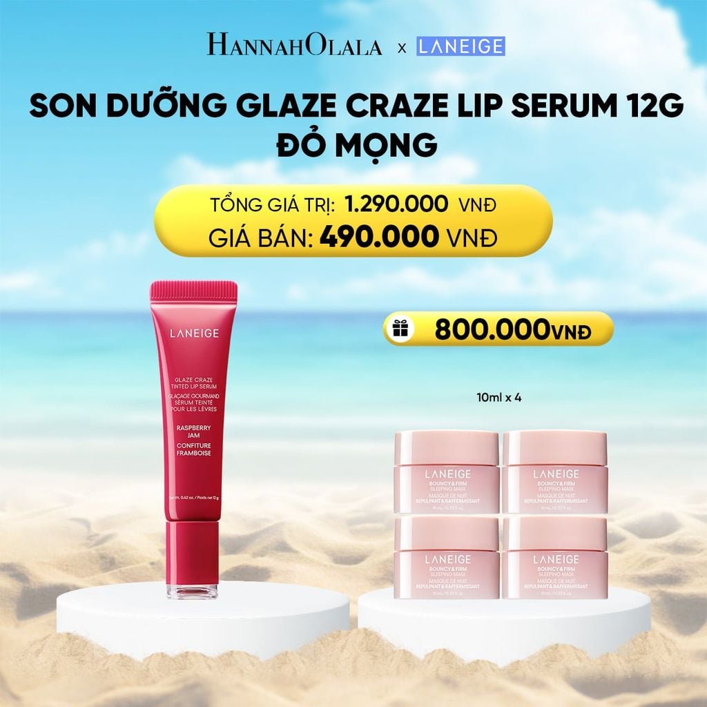  SON DƯỠNG CÓ MÀU LANEIGE LIP CRAZE SERUM 12G 