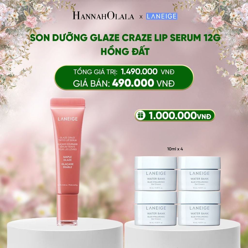  DEAL 11: SON DƯỠNG CÓ MÀU LANEIGE LIP CRAZE SERUM 12G 