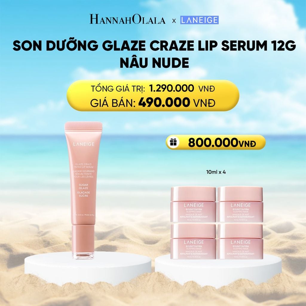  SON DƯỠNG CÓ MÀU LANEIGE LIP CRAZE SERUM 12G 