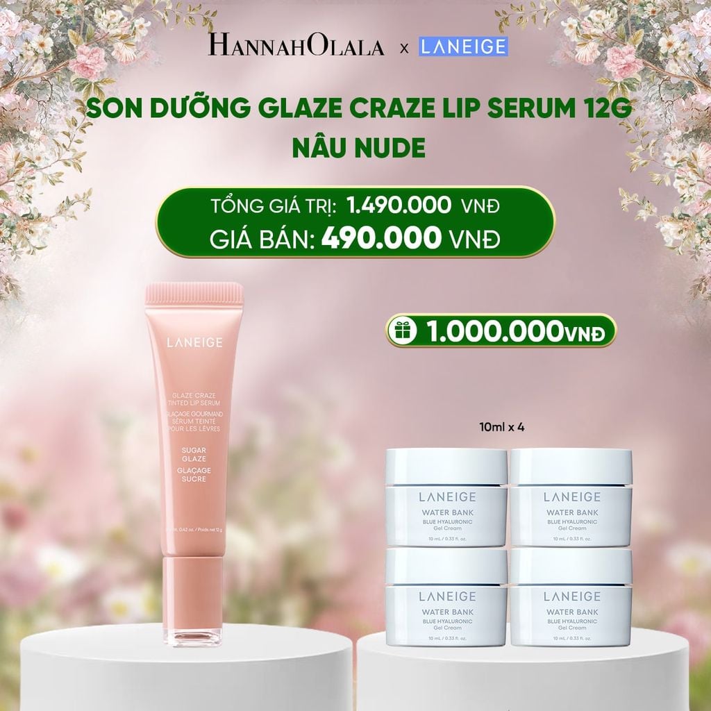  DEAL 11: SON DƯỠNG CÓ MÀU LANEIGE LIP CRAZE SERUM 12G 