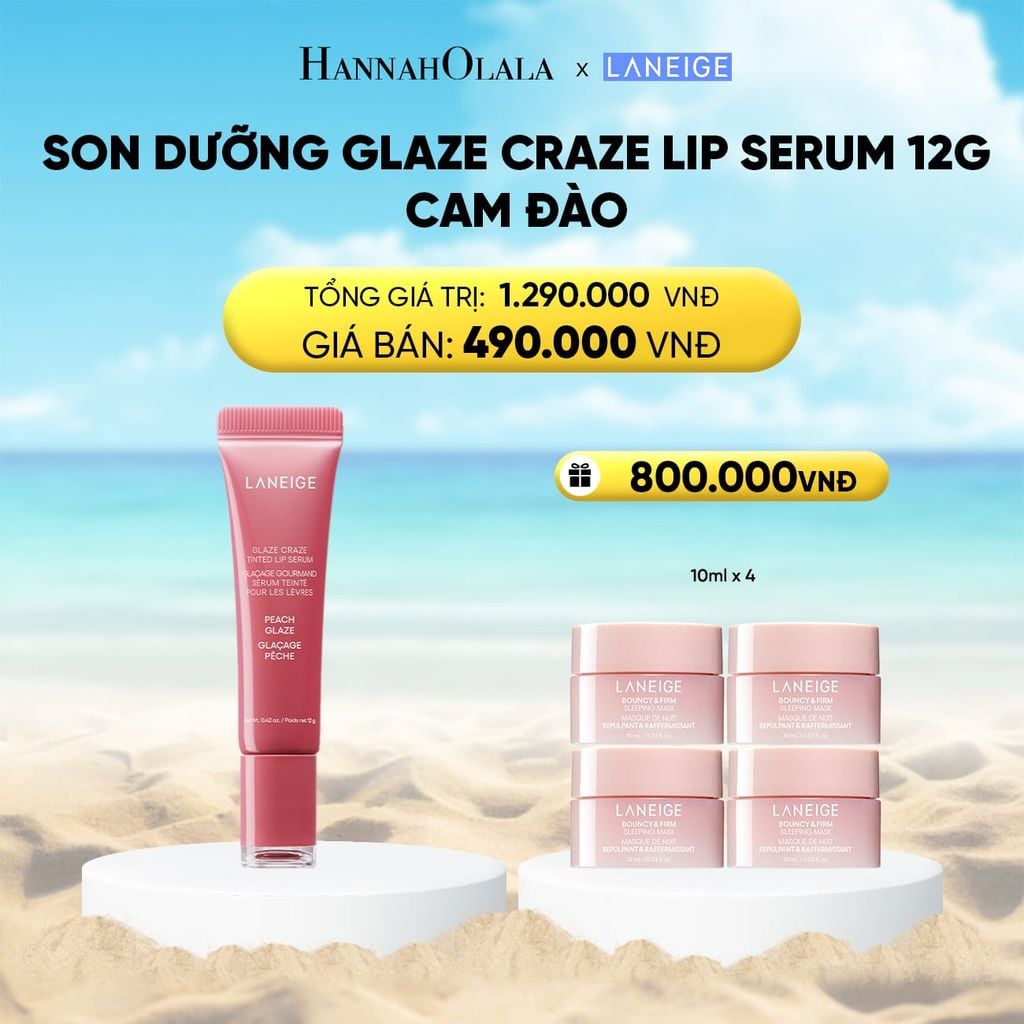  SON DƯỠNG CÓ MÀU LANEIGE LIP CRAZE SERUM 12G 