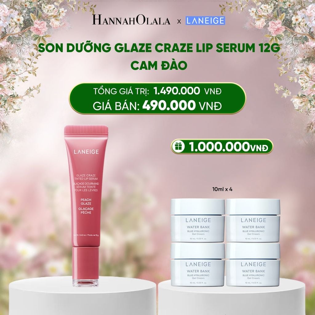  DEAL 11: SON DƯỠNG CÓ MÀU LANEIGE LIP CRAZE SERUM 12G 
