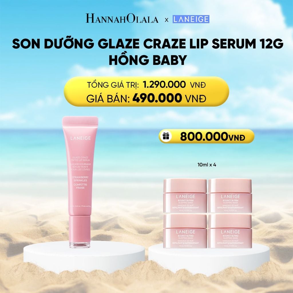  SON DƯỠNG CÓ MÀU LANEIGE LIP CRAZE SERUM 12G 