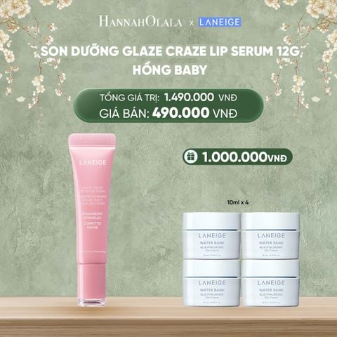  DEAL 11:SON DƯỠNG CÓ MÀU LANEIGE LIP CRAZE SERUM 12G 