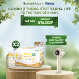  T33_DEAL 7: COMBO 2 THÙNG SỮA TƯƠI CÔNG THỨC VARNA LIFE LACTOSE FREE (24 HỘP X 200ML) 