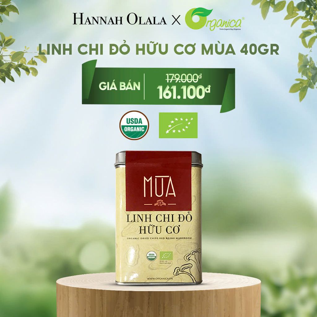  DEAL 6: LINH CHI ĐỎ HỮU CƠ MÙA 40GR 