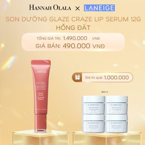  DEAL 11:SON DƯỠNG CÓ MÀU LANEIGE LIP CRAZE SERUM 12G 