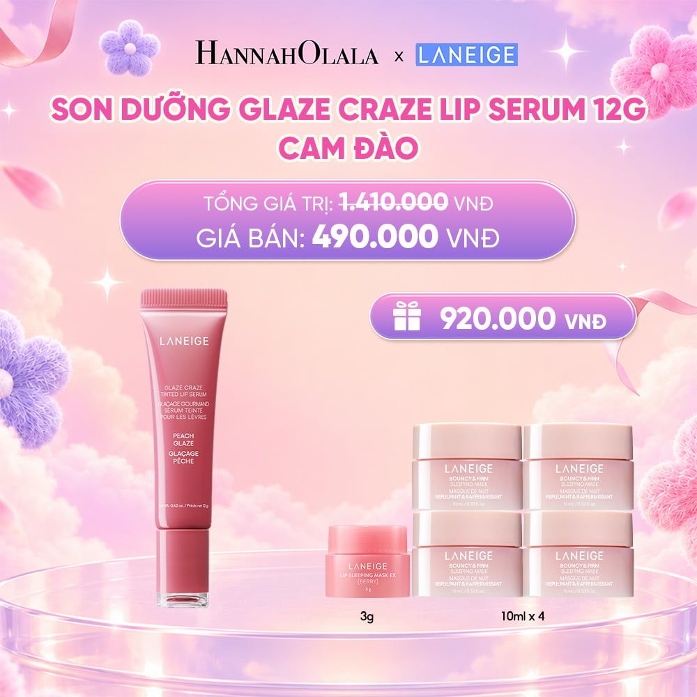  DEAL 13: SON DƯỠNG CÓ MÀU LANEIGE LIP CRAZE SERUM 12G_ A75 