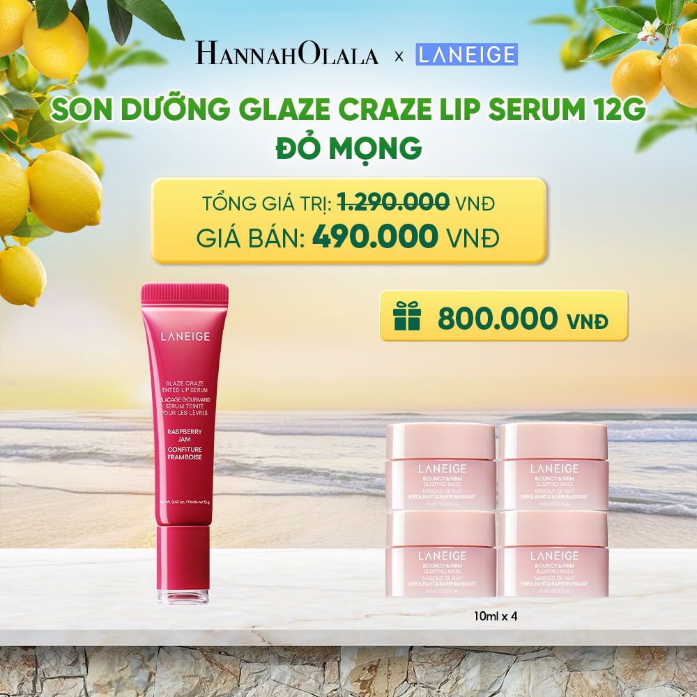  SON DƯỠNG CÓ MÀU LANEIGE LIP CRAZE SERUM 12G 