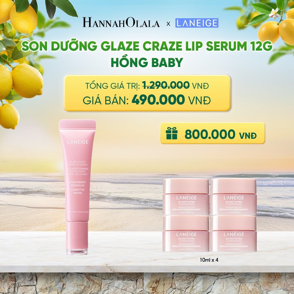  SON DƯỠNG CÓ MÀU LANEIGE LIP CRAZE SERUM 12G 