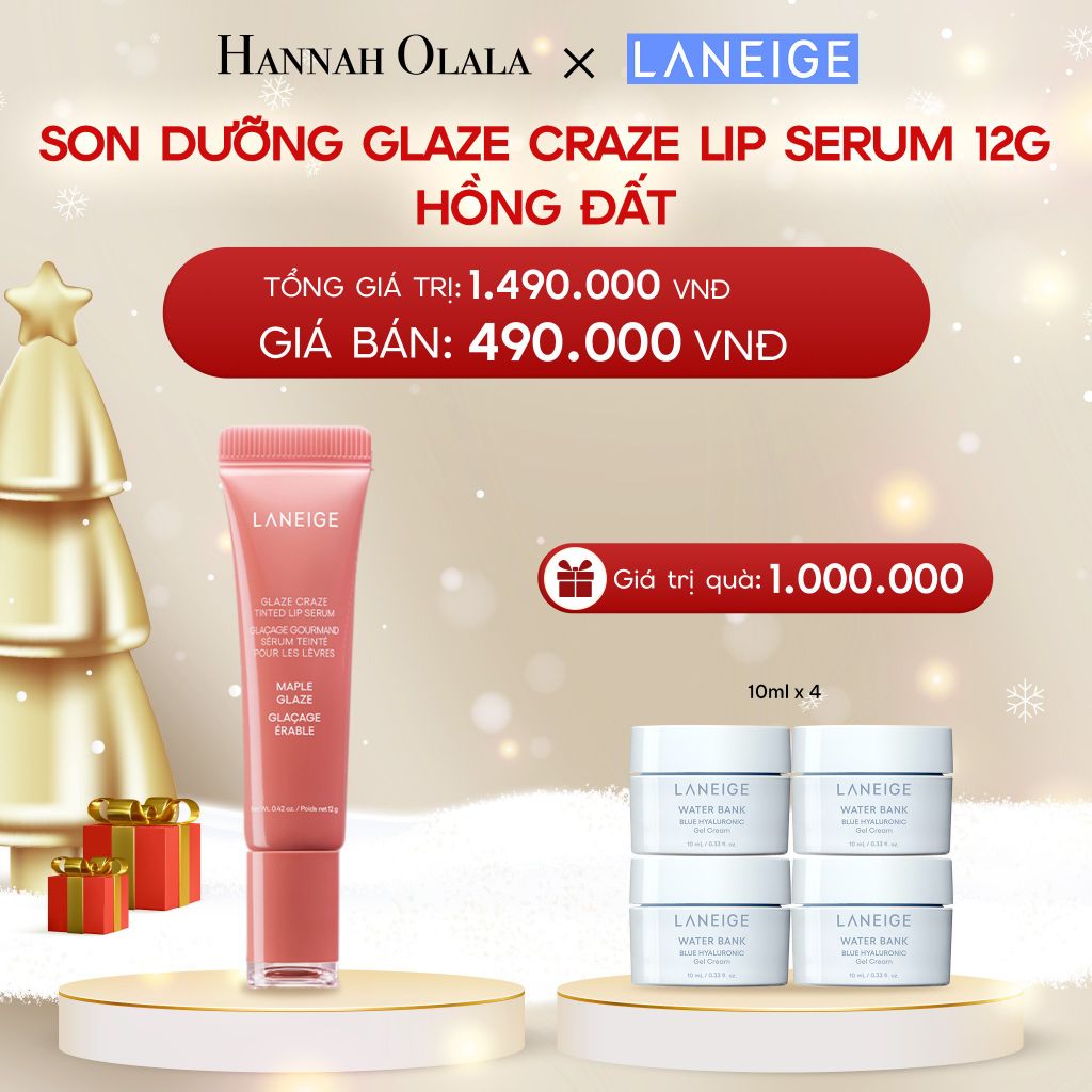  A608_DEAL 11:SON DƯỠNG CÓ MÀU LANEIGE LIP CRAZE SERUM 12G 