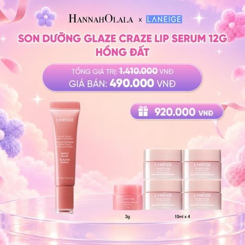  DEAL 13: SON DƯỠNG CÓ MÀU LANEIGE LIP CRAZE SERUM 12G_ A75 