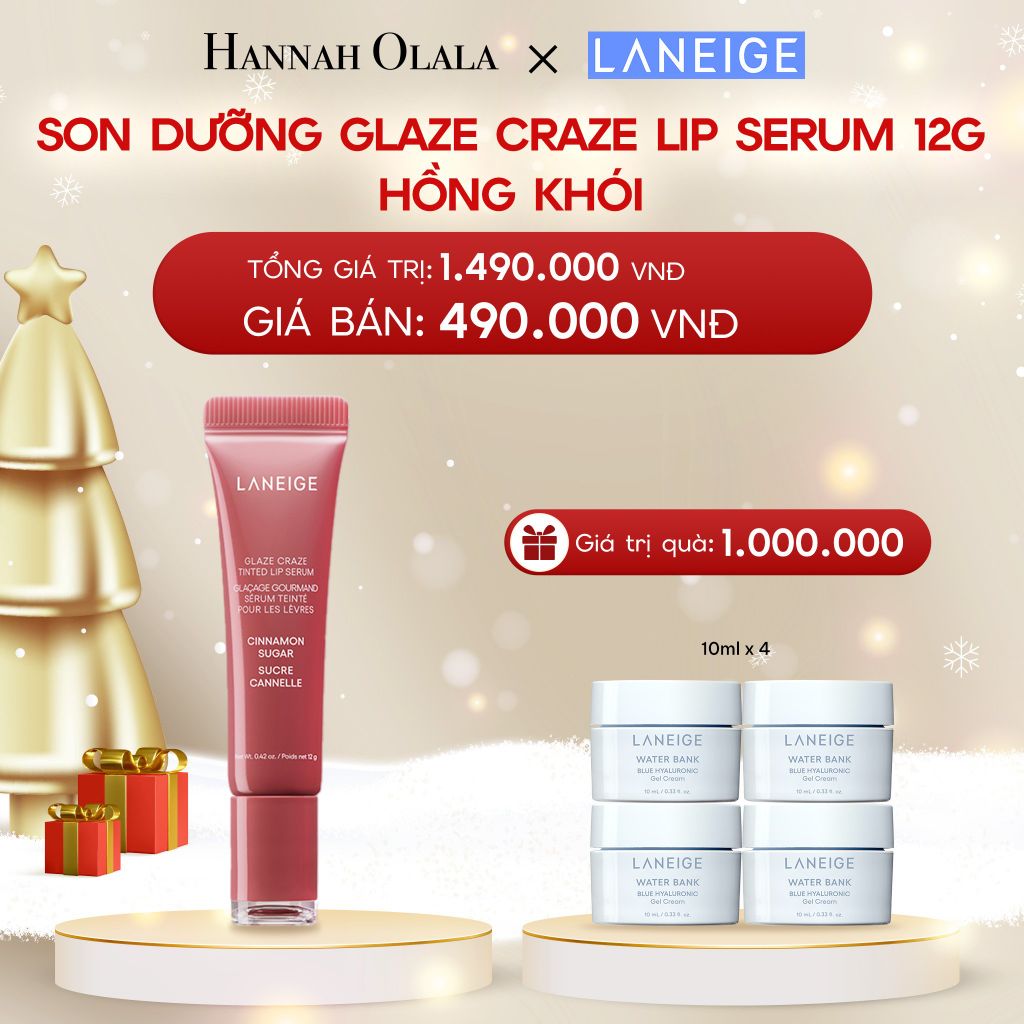  A608_DEAL 11:SON DƯỠNG CÓ MÀU LANEIGE LIP CRAZE SERUM 12G 