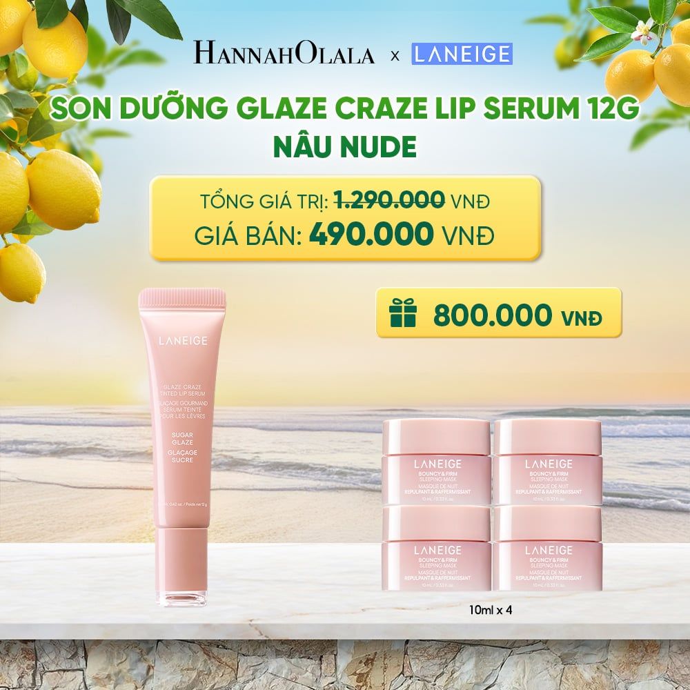  SON DƯỠNG CÓ MÀU LANEIGE LIP CRAZE SERUM 12G 