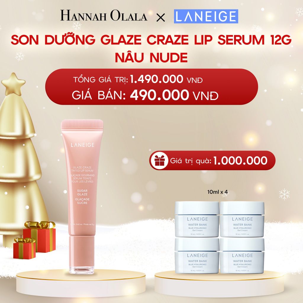  A608_DEAL 11:SON DƯỠNG CÓ MÀU LANEIGE LIP CRAZE SERUM 12G 