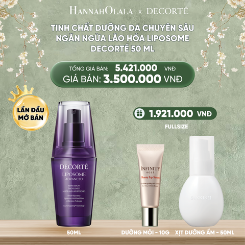  D225_DEAL 1: TINH CHẤT DƯỠNG DA CHUYÊN SÂU NGĂN NGỪA LÃO HÓA LIPOSOME DECORTÉ 50 ML 