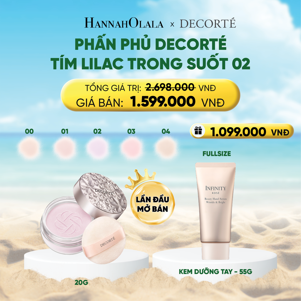  PHẤN PHỦ TRONG SUỐT, HIỆU CHỈNH SẮC DA DECORTÉ 