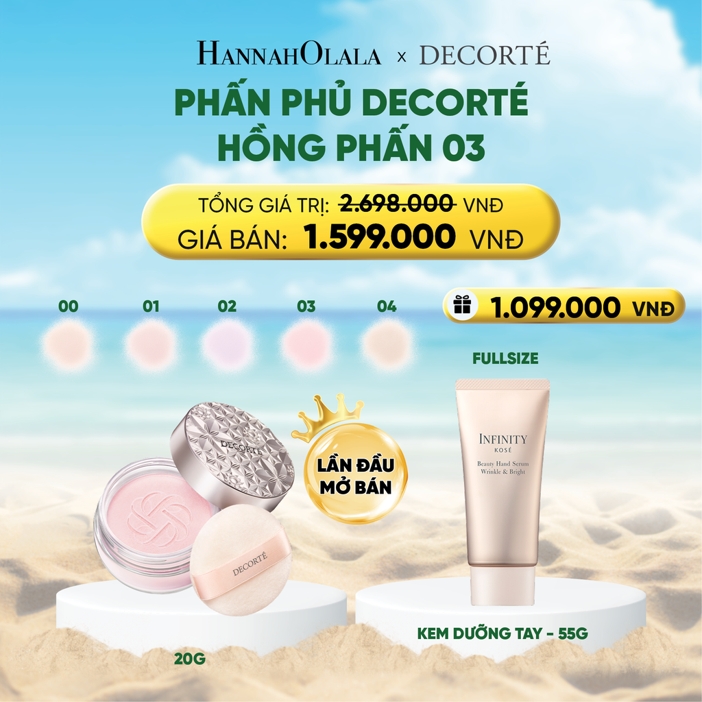  PHẤN PHỦ TRONG SUỐT, HIỆU CHỈNH SẮC DA DECORTÉ 