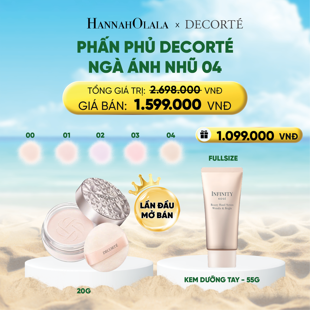  PHẤN PHỦ TRONG SUỐT, HIỆU CHỈNH SẮC DA DECORTÉ 