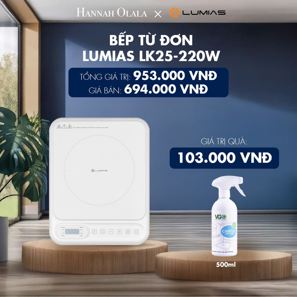  M72_DEAL 35: BẾP TỪ ĐƠN LUMIAS LK25-220W 