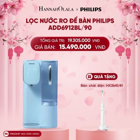  DEAL 03: LỌC NƯỚC RO ĐỂ BÀN PHILIPS ADD6912BL/90 (ADD6912 XANH DƯƠNG) 