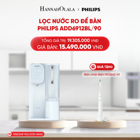  DEAL 3: LỌC NƯỚC RO ĐỂ BÀN PHILIPS ADD6912BL/90 (ADD6912 XANH DƯƠNG) 
