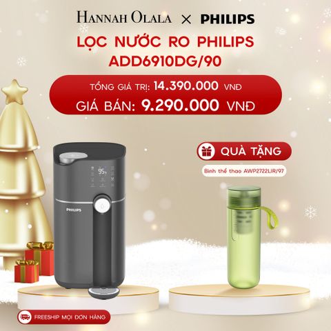  A482_DEAL 1: LỌC NƯỚC RO PHILIPS ADD6910DG/90 (6910 MÀU XÁM) 