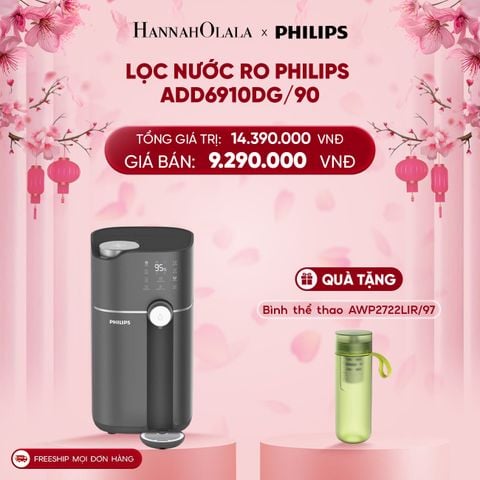  DEAL 01: LỌC NƯỚC RO PHILIPS ADD6910DG/90 (6910 MÀU XÁM) 