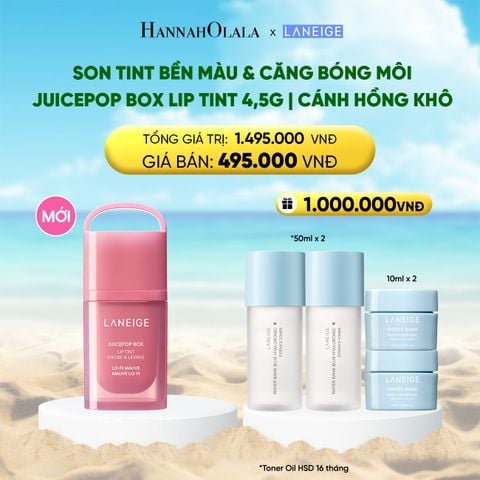  DEAL 20: MỚI - LANEIGE SON TINT BỀN MẦU & CĂNG BÓNG MÔI JUICEPOP BOX LIP TINT 4.5G 