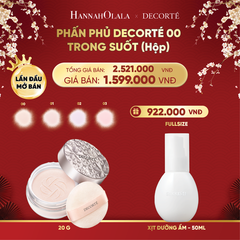  [FLASH DEAL] DEAL 9: PHẤN PHỦ TRONG SUỐT, HIỆU CHỈNH SẮC DA DECORTÉ 