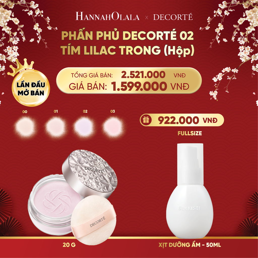  [FLASH DEAL] DEAL 9: PHẤN PHỦ TRONG SUỐT, HIỆU CHỈNH SẮC DA DECORTÉ 