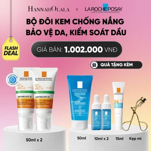  BỘ ĐÔI KEM CHỐNG NẮNG BẢO VỆ DA, KIỂM SOÁT DẦU ANTHELIOS XL OIL CONTROL GEL CREAM 50ML DEAL 17:_ A1304 