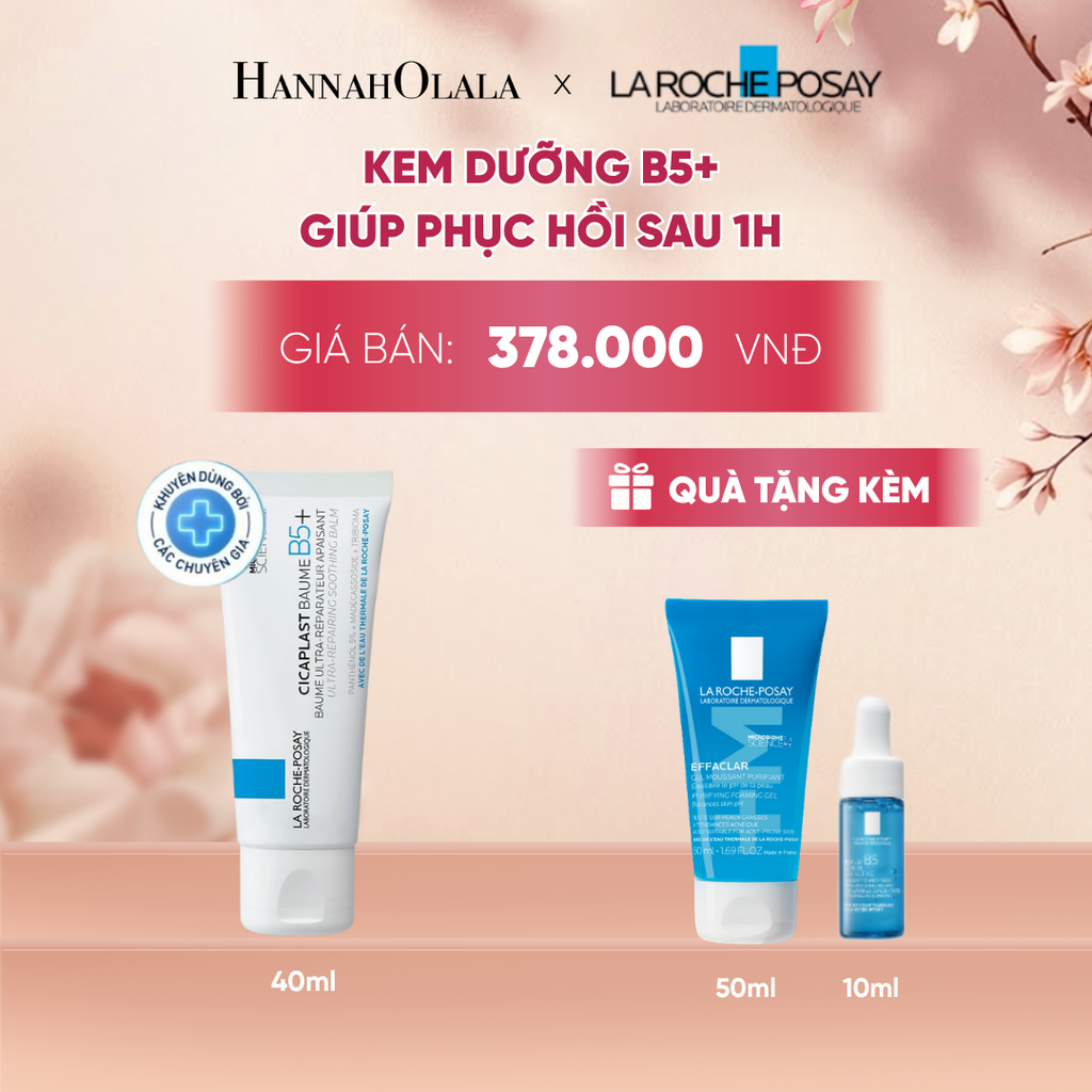  KEM DƯỠNG ẨM & PHỤC HỒI ĐA NĂNG LA ROCHE-POSAY CICAPLAST BAUME B5+ GIÚP PHỤC HỒI DA SAU 1 LẦN SỬ DỤNG - PHIÊN BẢN 40ML - A112 